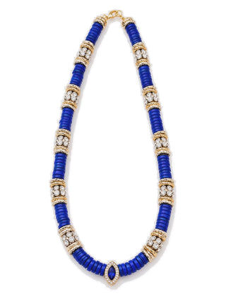 Collier BLUMA — Bleu roi - Avec goutte