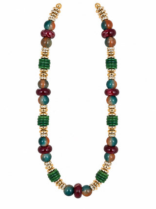 Collier BLUMA multicolore avec détails dorés
