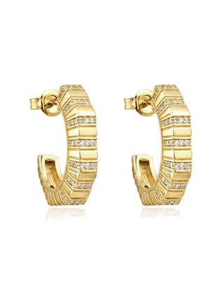 Boucles d’oreilles DORITHE dorées