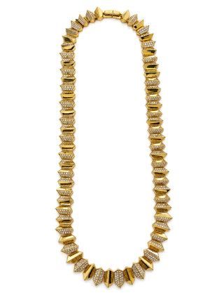 Collier MONAC — Pyramide & Pavé